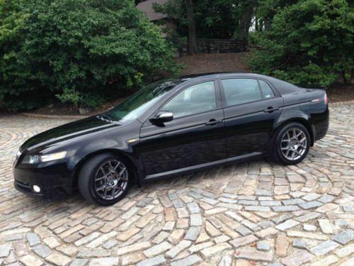 1 owner 2008 acura tl type-s sedan clean fully loaded black automatic no reserve