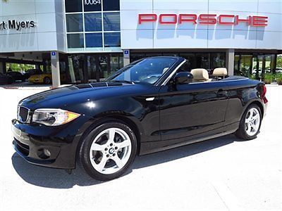 2013 bmw 128i convertible only 1100 miles 1 owner clean carfax #847-812-3077