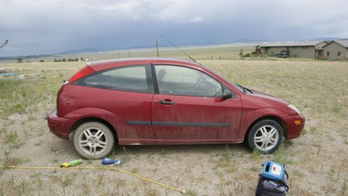 2004 red ford focus zx3