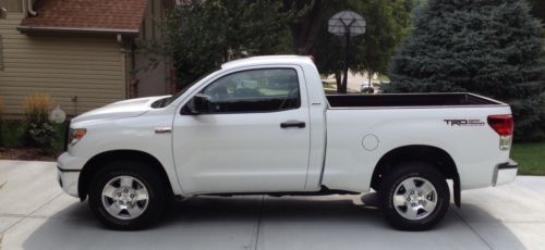 2013 toyota tundra 5.7 regular cab short bed sr5 trd 4x4