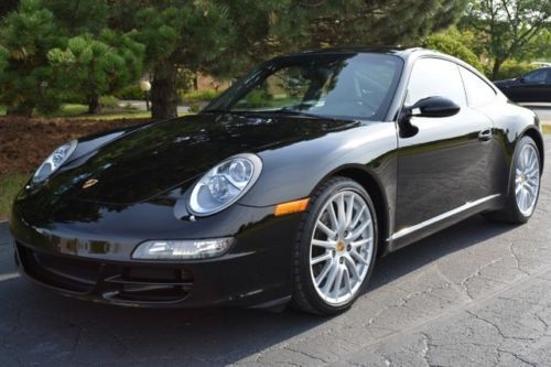 2008 PORSCHE 911 CARRERA BLACK NAVIGATION SPORT CHRONO S 09 10 11, image 3