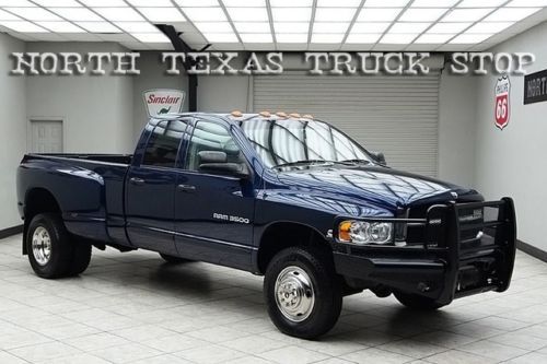 2005 dodge ram 3500 diesel 4x4 dually 6-speed slt quad cab texas truck