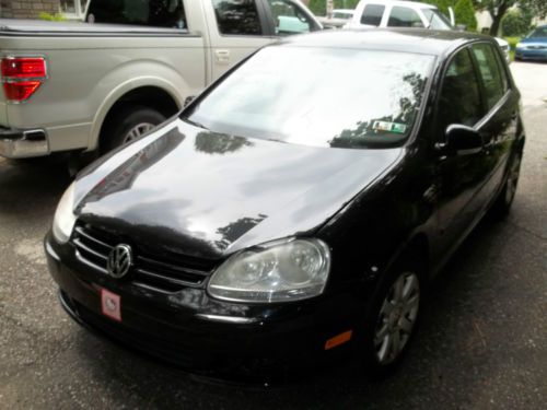 2007 volkswagen, vw rabbit, rebuildable or parts, 2.5, stick, runs fine,salvage