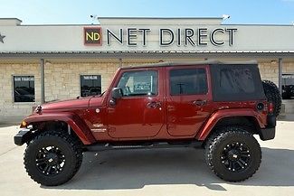 4x4 soft top cloth new 18&#034; wheels new 35&#034; federal tires 4&#034; lift texas