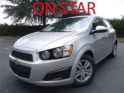 Chevrolet sonic 4dr sedan automatic lt new automatic gasoline silver ice metalli