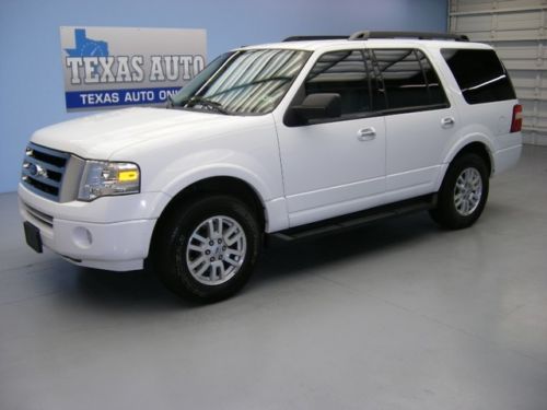 We finance!! 2012 ford expedition xlt flexfuel 3rd row sync 31k miles texas auto