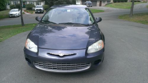 2002 chrysler sebring lx plus sedan 4-door 2.4l