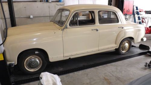 1956 mercedes-benz 190d restoration project or parts car