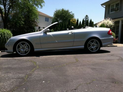 Mercedes 2005 clk55 cabriolet convertible amg clk550