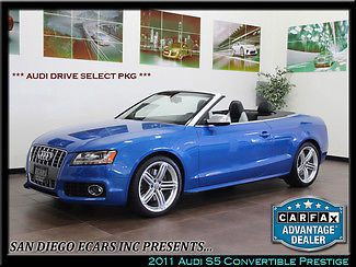 2011 audi s5 sprint blue prestige bang and olufsen sports differential 19k miles