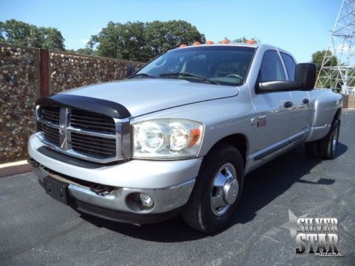 07 ram 3500 slt drw rwd mt cummins quadcab longbed dually tx!