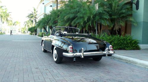 1959 MERCEDES BENZ 190 SL. TRIPLE BLACK. EXCELLENT CONDITION. SECOND OWNER CAR!!, image 2