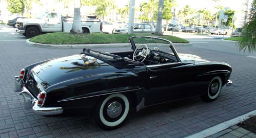 1959 MERCEDES BENZ 190 SL. TRIPLE BLACK. EXCELLENT CONDITION. SECOND OWNER CAR!!, image 3