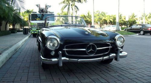 1959 MERCEDES BENZ 190 SL. TRIPLE BLACK. EXCELLENT CONDITION. SECOND OWNER CAR!!, image 9