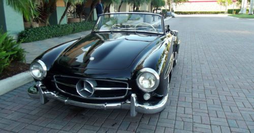 1959 MERCEDES BENZ 190 SL. TRIPLE BLACK. EXCELLENT CONDITION. SECOND OWNER CAR!!, image 12