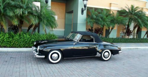 1959 MERCEDES BENZ 190 SL. TRIPLE BLACK. EXCELLENT CONDITION. SECOND OWNER CAR!!, image 13