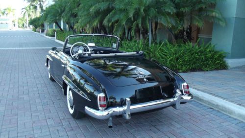 1959 MERCEDES BENZ 190 SL. TRIPLE BLACK. EXCELLENT CONDITION. SECOND OWNER CAR!!, image 15