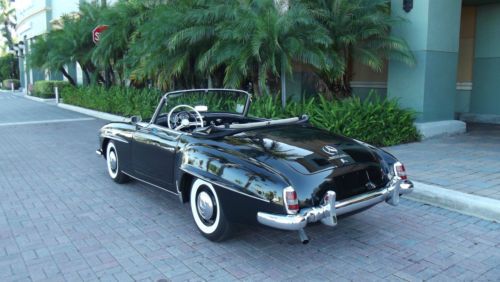 1959 MERCEDES BENZ 190 SL. TRIPLE BLACK. EXCELLENT CONDITION. SECOND OWNER CAR!!, image 16