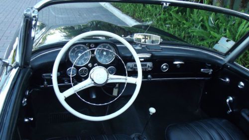 1959 MERCEDES BENZ 190 SL. TRIPLE BLACK. EXCELLENT CONDITION. SECOND OWNER CAR!!, image 17