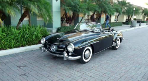 1959 MERCEDES BENZ 190 SL. TRIPLE BLACK. EXCELLENT CONDITION. SECOND OWNER CAR!!, image 20
