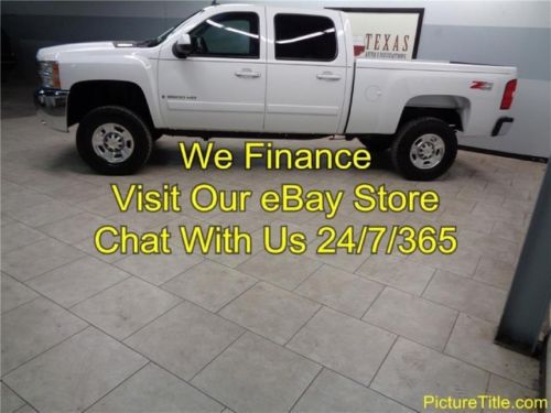 08 chevy 2500 ltz 4x4 duramax diesel crew cab leather heat seat we finance texas