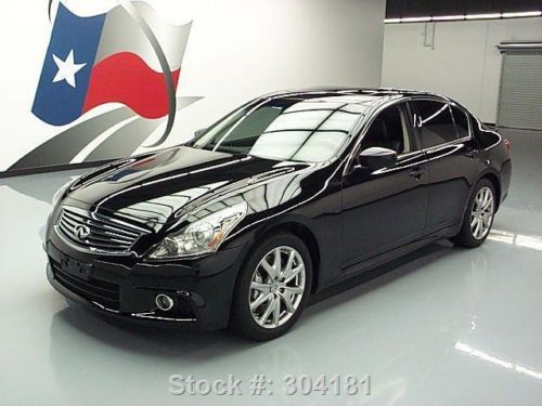 2011 infiniti g37 sport sedan sunroof nav rear cam 54k texas direct auto