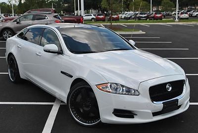 4dr sedan xjl supercharged low miles automatic gasoline 5.0l 8 cyl  polaris whit