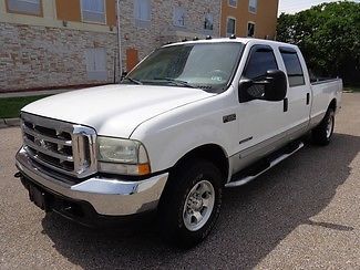 2001 f350 srw crew cab xlt 7.3l powerstroke turbo diesel auto trans tow package