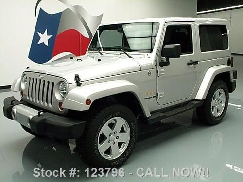 2012 jeep wrangler sahara 4x4 hard top 6-speed only 4k! texas direct auto