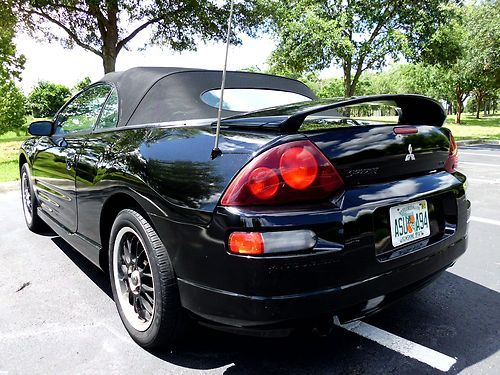 No reserve. sharp 2002 black spyder 3.0  leather seats power convertible top