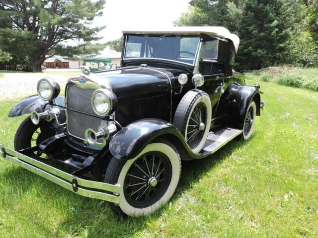 Ford: model a rare shay motors ford model a / runs