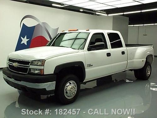 2007 chevy silverado 3500 crew 4x4 lb dually 6 pass 23k texas direct auto