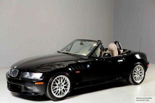 2001 bmw z3 3.0 m sports pkg 5-speed 62k miles heated seats leather wood mwheels