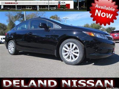 Honda civic ex-l sedan 2012 leather moonroof loaded new tires 1 owner *we trade*