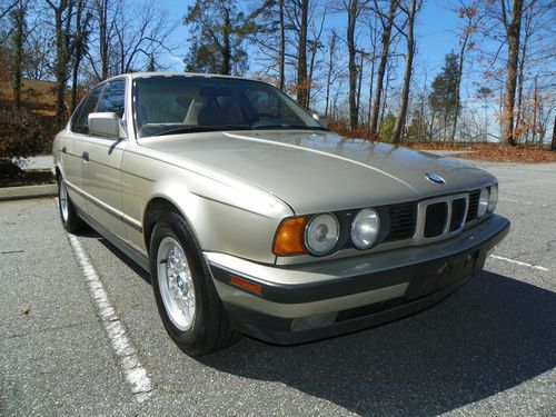 1990 bmw 525i sedan runs good leather loaded cd player 180k clean title sunroof