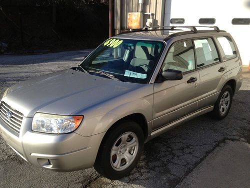 2007 subaru forester x wagon 4-door 2.5l very nice, highway miles, super clean