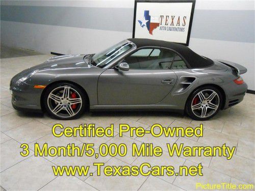 08 carrera 911 turbo cabrio,nav/gps heatseats certified warranty we finance!!!!