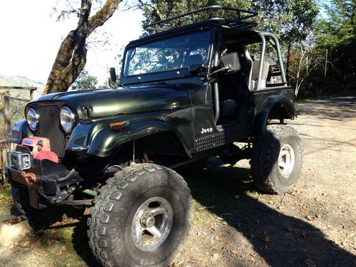1975 jeep cj5 with chevy 350 v8 400hp arb axel 34" beadlock tires with lift kit
