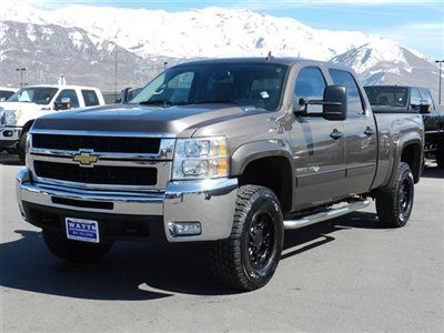 Crew cab ltz 4x4 5.3 vortec leather custom wheels tires new shortbed truck auto