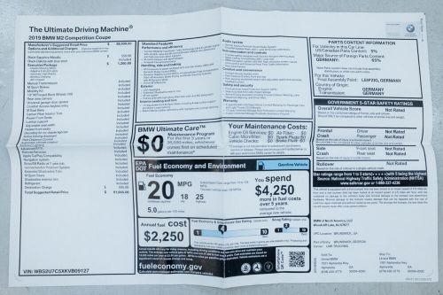 2019 BMW M2 Competition, US $54,979.00, image 9