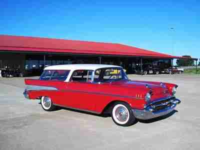 1957 Chevy Nomad Wagon!! Red/Red!! 283/Auto!! Nice!!, image 5