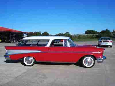 1957 Chevy Nomad Wagon!! Red/Red!! 283/Auto!! Nice!!, image 6