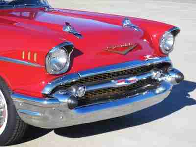 1957 Chevy Nomad Wagon!! Red/Red!! 283/Auto!! Nice!!, image 7