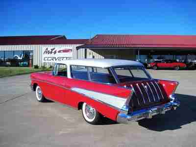 1957 Chevy Nomad Wagon!! Red/Red!! 283/Auto!! Nice!!, image 9
