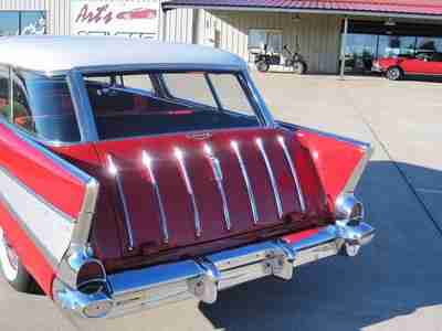 1957 Chevy Nomad Wagon!! Red/Red!! 283/Auto!! Nice!!, image 10