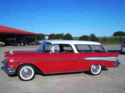 1957 Chevy Nomad Wagon!! Red/Red!! 283/Auto!! Nice!!, image 13
