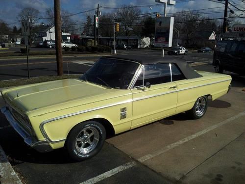 Rare 1966 fury 111 covert rag top four speed power top factory air car