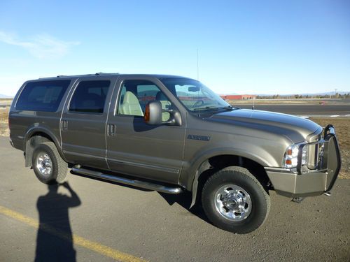 2005 ford excursion limited diesel 78k original miles  4x4