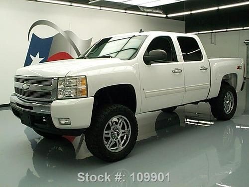 2009 chevy silverado lt crew 4x4 lift 20" wheels 54k mi texas direct auto