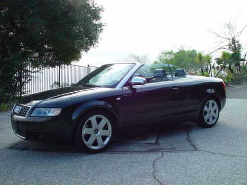 2005 audi s4 convertible low miles no reserve